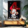 History Made A’ja Wilson Climbs To 4th All-Time In WNBA 30-Point Games Welcome To The W 2025 Decorative Poster Canvas