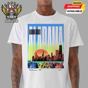 Alabama Shakes Chicago Illinois Concert Poster In July 15 2025 At The Salt Shed Outdoors Unisex T-Shirt