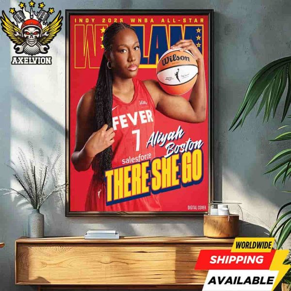 Aliyah Boston Indiana Fever 2025 WNBA All-Star WSLAM Digital Cover Decorative Poster Canvas