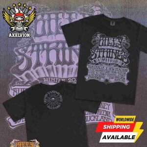 Billy Strings Australia And New Zeadland 2025 Tour Exclusive Merchandise Artwork By Logan Fox Unisex T-Shirt