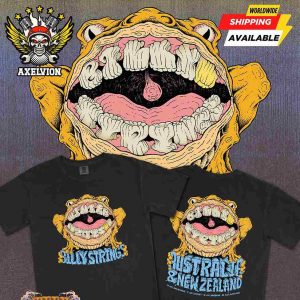 Billy Strings Australia And New Zeadland 2025 Tour Exclusive Merchandise Tee Artwork By Logan Fox Two Sided Unisex T-Shirt