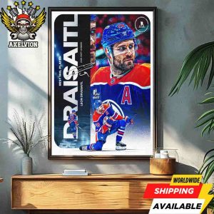 Congratulations To Edmonton Oilers Forward Leon Draisaitl 2025 Espy Winner For Best NHL Player Decorative Poster Canvas
