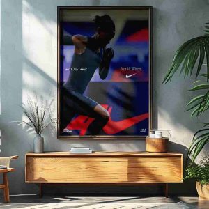 Faith Kipyegon Dares The Impossible The 4-Minute Mile Is No Longer A Dream Nike Not If When Decorative Poster Canvas