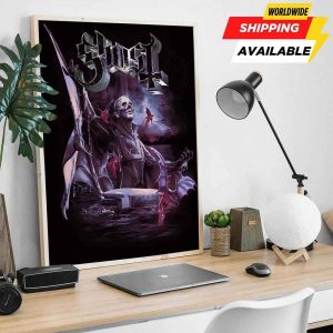 Ghost Band Tampa Skeletour World Tour 2025 Live At Amalie Arena On Jul 12 Poster Canvas