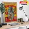 Billy Strings Melbourne Australia Concert Poster July 15 2025 Live At Margaret Court Arena Art By Jim Grimwade Poster Canvas