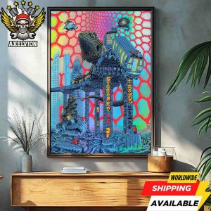 King Gizzard And The Lizard Wizard New York Poster For Show 2025 Live At Forest Hills Stadium In Queens On August 1st And 2nd Decorative Poster Canvas