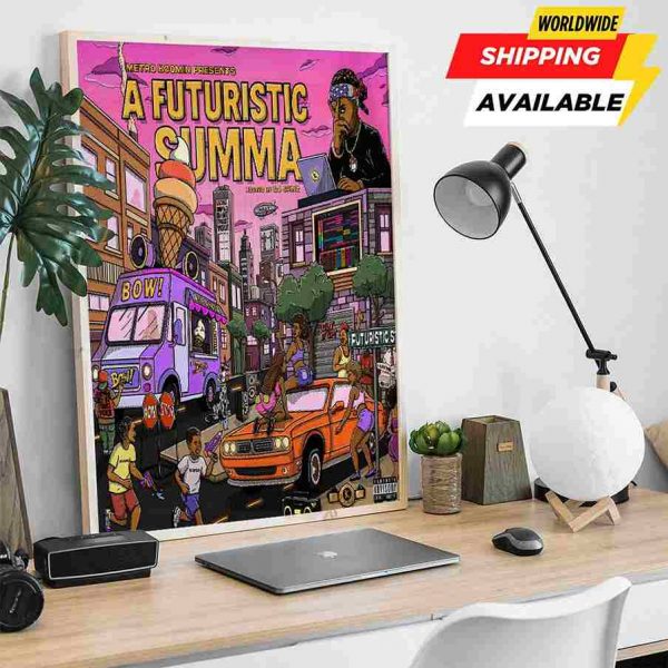 Metro Boomin Reveals A Futuristic Summa Mixtape Release Date July 22 2025 Poster Canvas