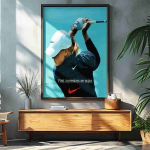 Nike X Maja Stark Makes A Stunning First Impression At US Women’s Open Decorative Poster Canvas
