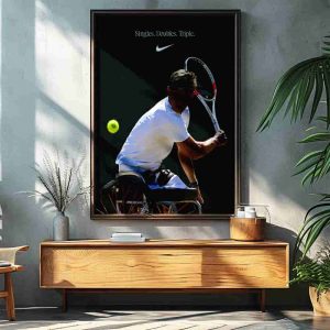 Nike X Niels Vink Secures Quad Double And London Three-Peat Decorative Poster Canvas