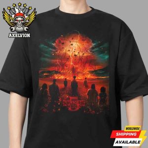 Official Poster For Stranger Things 5 Coming Soon On Netflix November 2025 Unisex T-Shirt