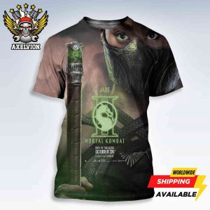 Official Poster Jade Mortal Kombat II Round 1 Only In Theaters October 24 2025 Filmed On Imax Bold All-Sides Shirt