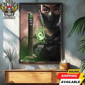 Official Poster Jade Mortal Kombat II Round 1 Only In Theaters October 24 2025 Filmed On Imax Decorative Poster Canvas