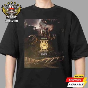 Official Poster Mortal Kombat II Baraka Round 3 Champions In Theaters October 24 2025 Filmed On Imax Unisex T-Shirt