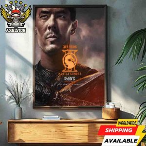 Official Poster Mortal Kombat II Cole Young The Final Round In Theaters October 24 2025 Filmed On Imax Decorative Poster Canvas