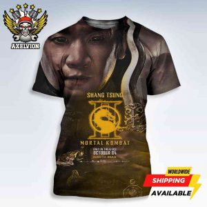 Official Poster Mortal Kombat II Shang Tsung Round 3 Champions In Theaters October 24 2025 Filmed On Imax Bold All-Sides Shirt