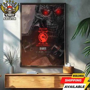 Official Poster Mortal Kombat II Shao Kahn The Final Round In Theaters October 24 2025 Filmed On Imax Decorative Poster Canvas