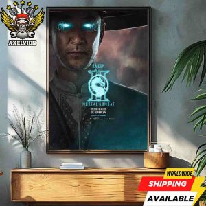 Official Poster Raiden Mortal Kombat II Round 1 Only In Theaters October 24 2025 Filmed On Imax Decorative Poster Canvas