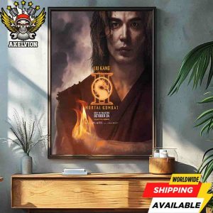 Official Poster Round 2 Mortal Kombat II Liu Kang In Theaters October 24 2025 Filmed On Imax Decorative Poster Canvas