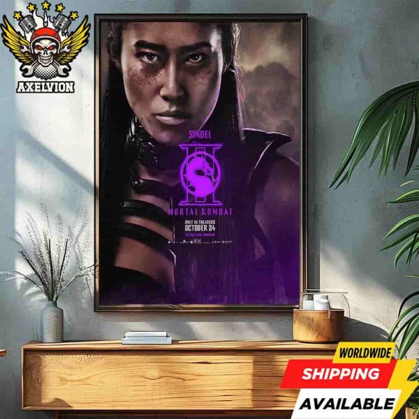 Official Poster Round 2 Mortal Kombat II Sindel Only In Theaters October 24 2025 Filmed On Imax Decorative Poster Canvas