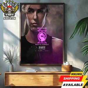 Official Poster Round 2 Mortal Kombat II Sinya Blade Only In Theaters October 24 2025 Filmed On Imax Decorative Poster Canvas