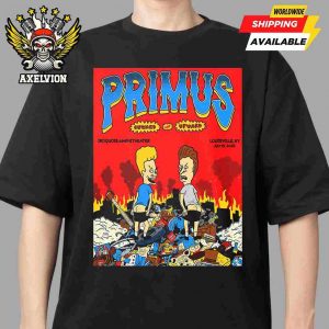 Primus Louisville Ky Onward And Upward Summer Tour July 15 2025 At Iroquois Amphitheater Unisex T-Shirt