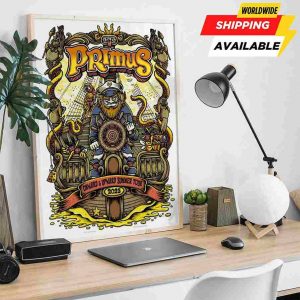 Primus Onward And Upward Summer Tour 2025 Poster Canvas