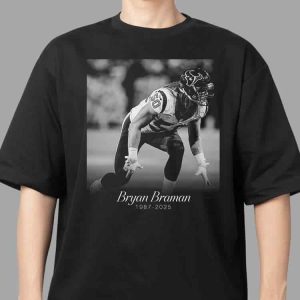 Rest In Peace Bryan Braman 1987-2025 Eagles Super Bowl Champion Memorials T-Shirt