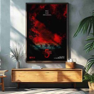 Stranger Things 5 Final Season November 2025 On Netflix One Last Adventure Decorative Poster Canvas