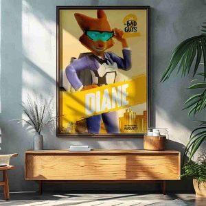 The Bad Guys 2 Poster Mr Diane Only In Theaters August 1 2025 Decorative Poster Canvas