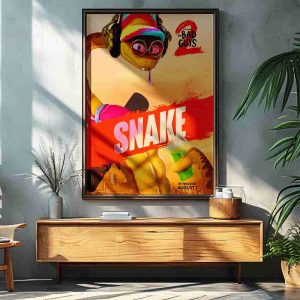 The Bad Guys 2 Poster Mr Snake Only In Theaters August 1 2025 Decorative Poster Canvas