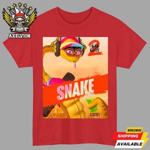 The Bad Guys 2 Poster Mr Snake Only In Theaters August 1 2025 Unisex T-Shirt