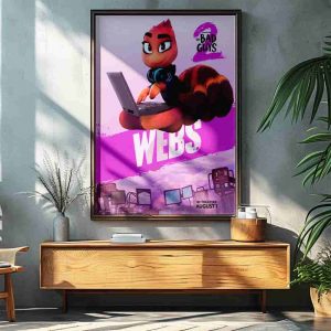 The Bad Guys 2 Poster Mr Webs Only In Theaters August 1 2025 Decorative Poster Canvas