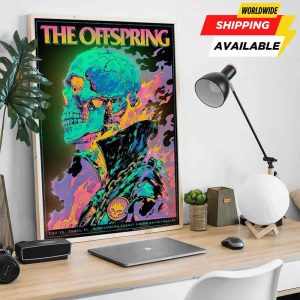 The Offspring Tampa Supercharged Worldwide North American Tour On July 12 2025 At Midflorida Credit Union Amphitheatre Poster Canvas