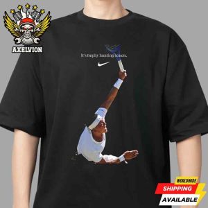 Tokito Oda Claims Second Grass-Court Slam Nike It’s Trophy Hunting Season Unisex T-Shirt