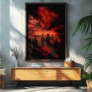 Trailer Poster Stranger Things 5 Final Season November 2025 On Netflix  Hawkins Will Fall Decorative Poster Canvas