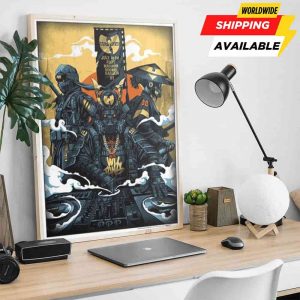Wu-Tang Clan New York City Concert Poster Pop Up Shop at Madison Square Garden on July 16 2025 Artwork By Dragon76  Poster Canvas