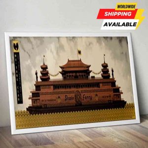 Wu-Tang Clan New York City Pop Up Shop Exclusive Poster at Madison Square Garden on July 16 2025 Artwork By Silent Giants Poster Canvas